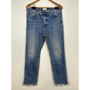 ASKK NY Women’s Straight Leg Jeans - Medium Blue Wash